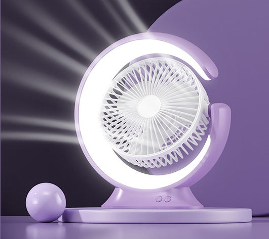 # Rotating Desk Lamp Fan