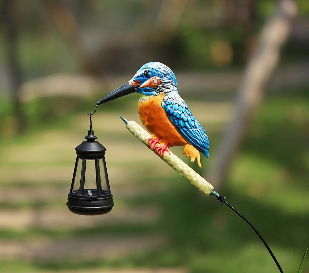 Solar-Powered Bird Lantern