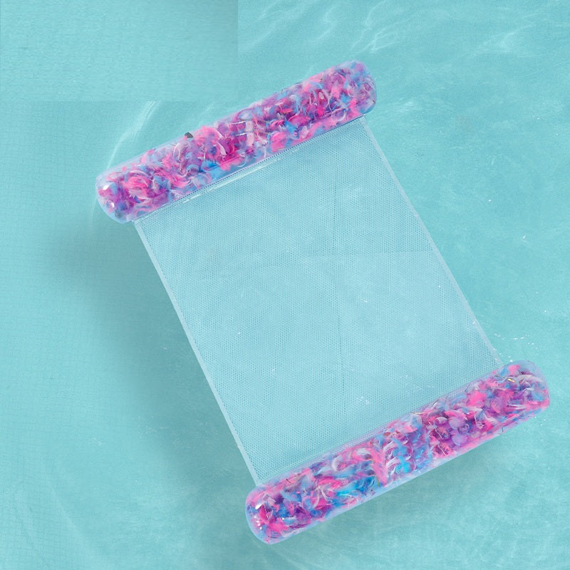# Eco-friendly PVC Mesh Backrest Inflatable Floating Bed