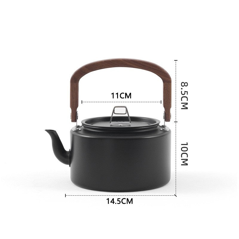 # 1.2L Portable Outdoor Aluminum Alloy Kettle
