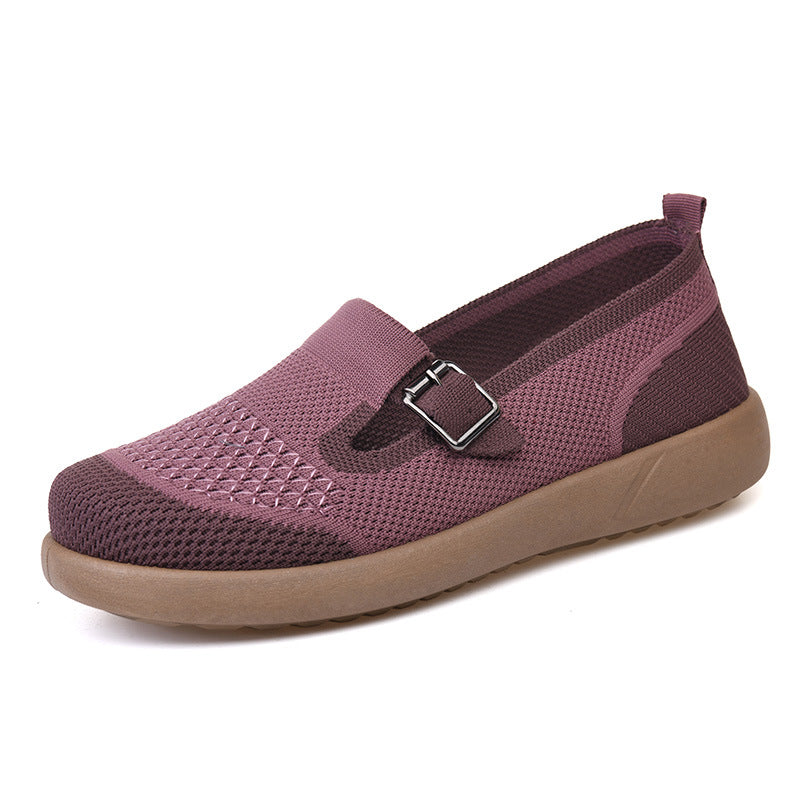 # Round-Toe Soft-Soled Versatile Women's Shoes