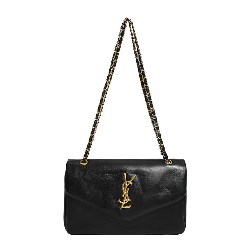 # Lambskin Textured Cloud Shoulder/Crossbody Bag