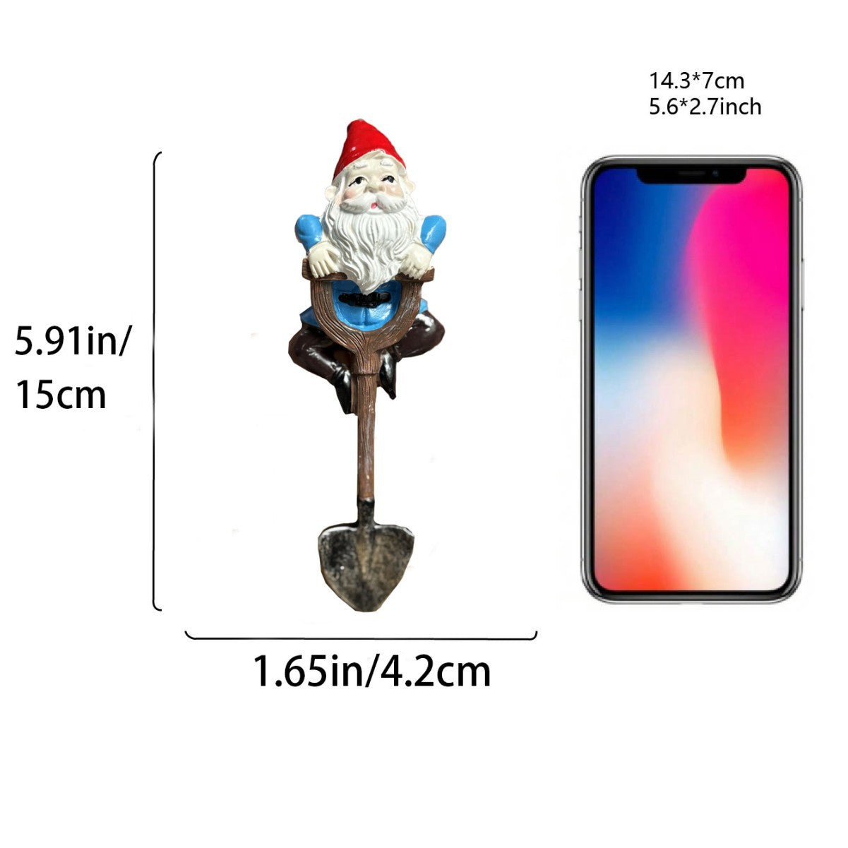 # Shovel-Shaped Dwarf Animal Garden Decor Pegboard