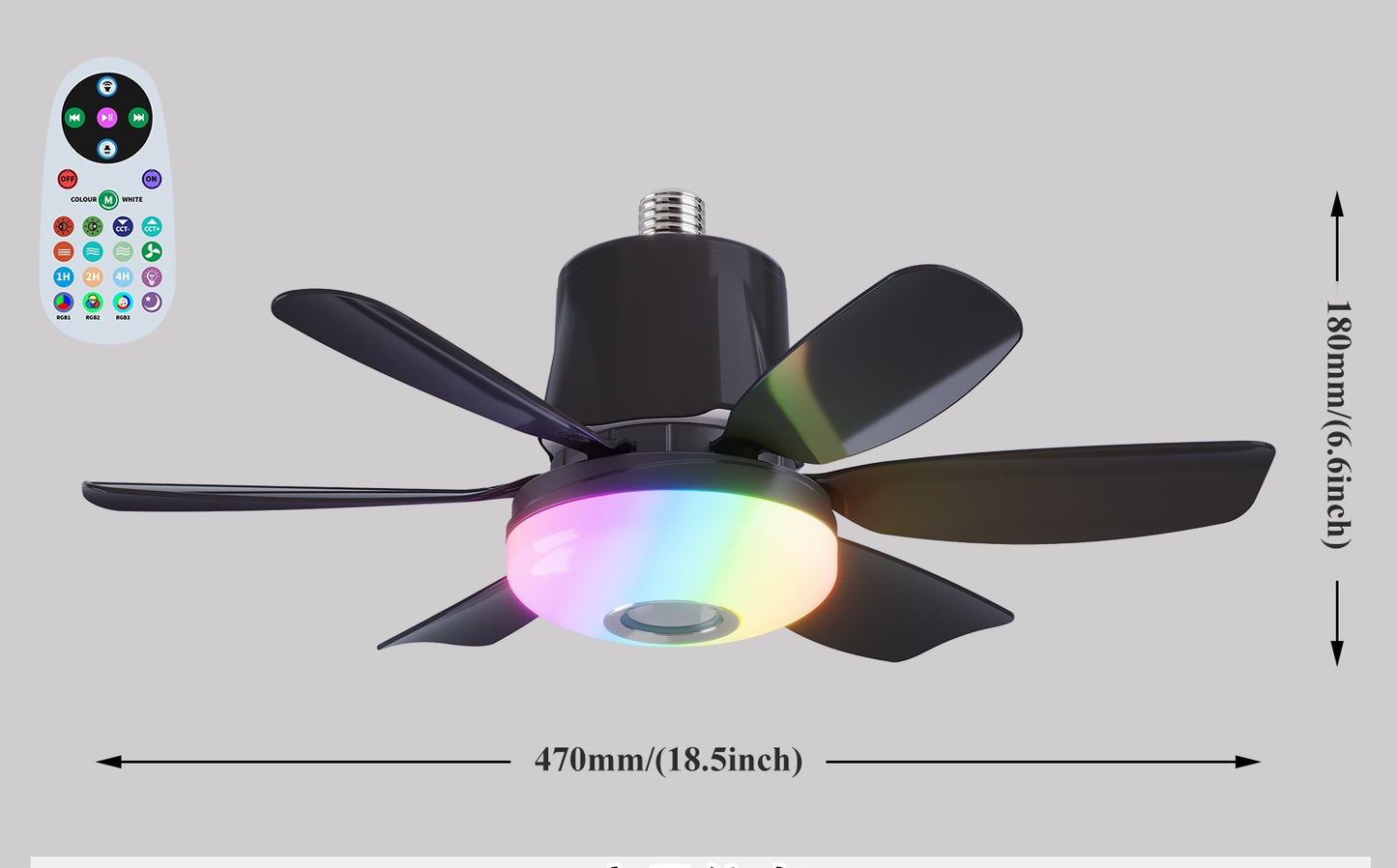 # LED Ceiling Fan Light