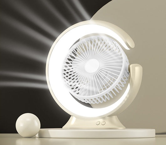 # Rotating Desk Lamp Fan