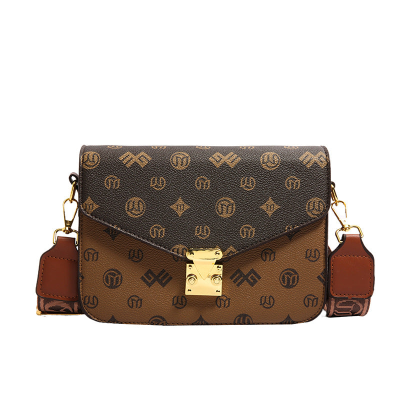 Retro small square bag hand-held shoulder bag