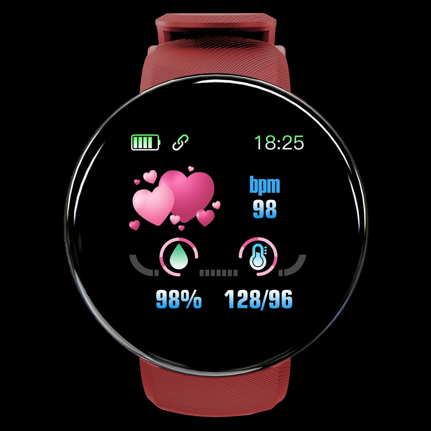 # 1.44-inch Color Round Screen D18 Smart Bracelet