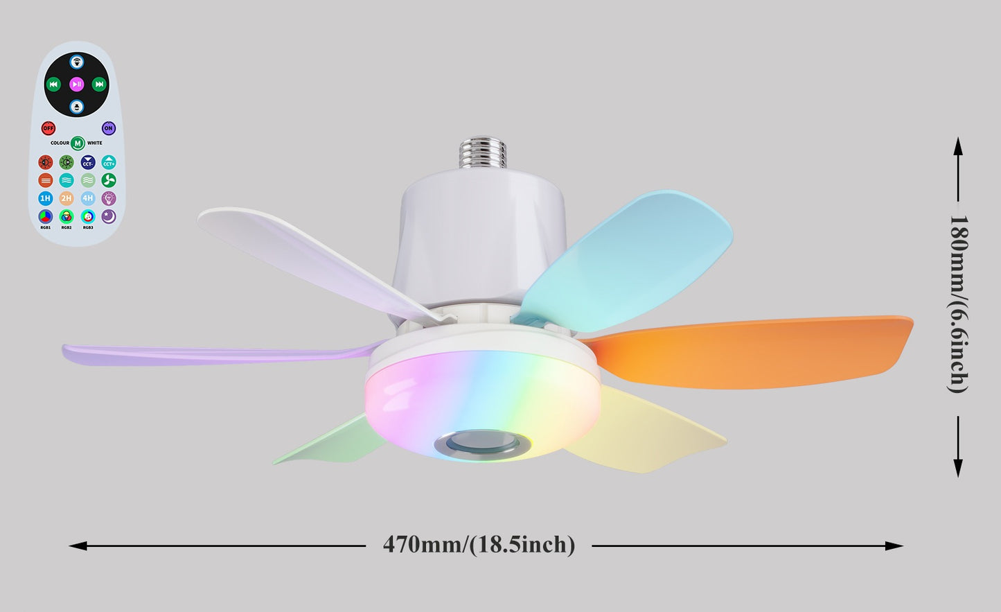 # LED Ceiling Fan Light