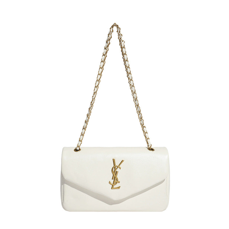 # Lambskin Textured Cloud Shoulder/Crossbody Bag
