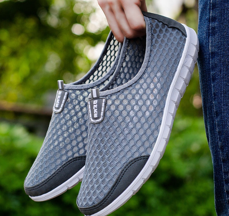 Men's Summer Breathable Hollow-Out Mesh Shoes
