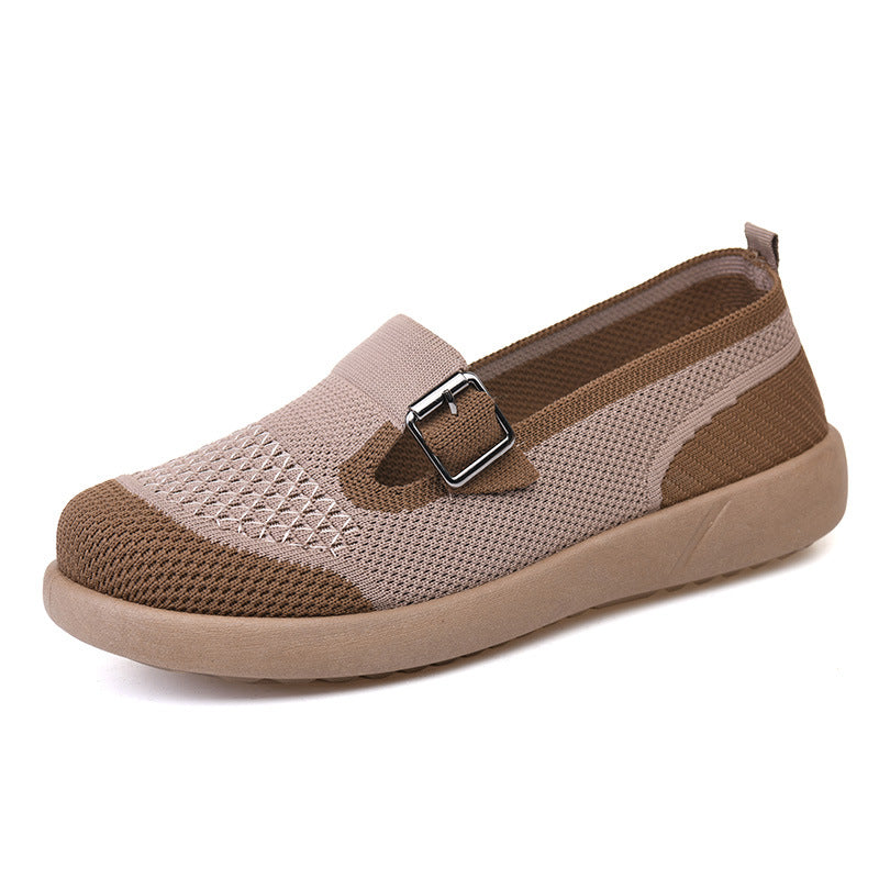 # Round-Toe Soft-Soled Versatile Women's Shoes