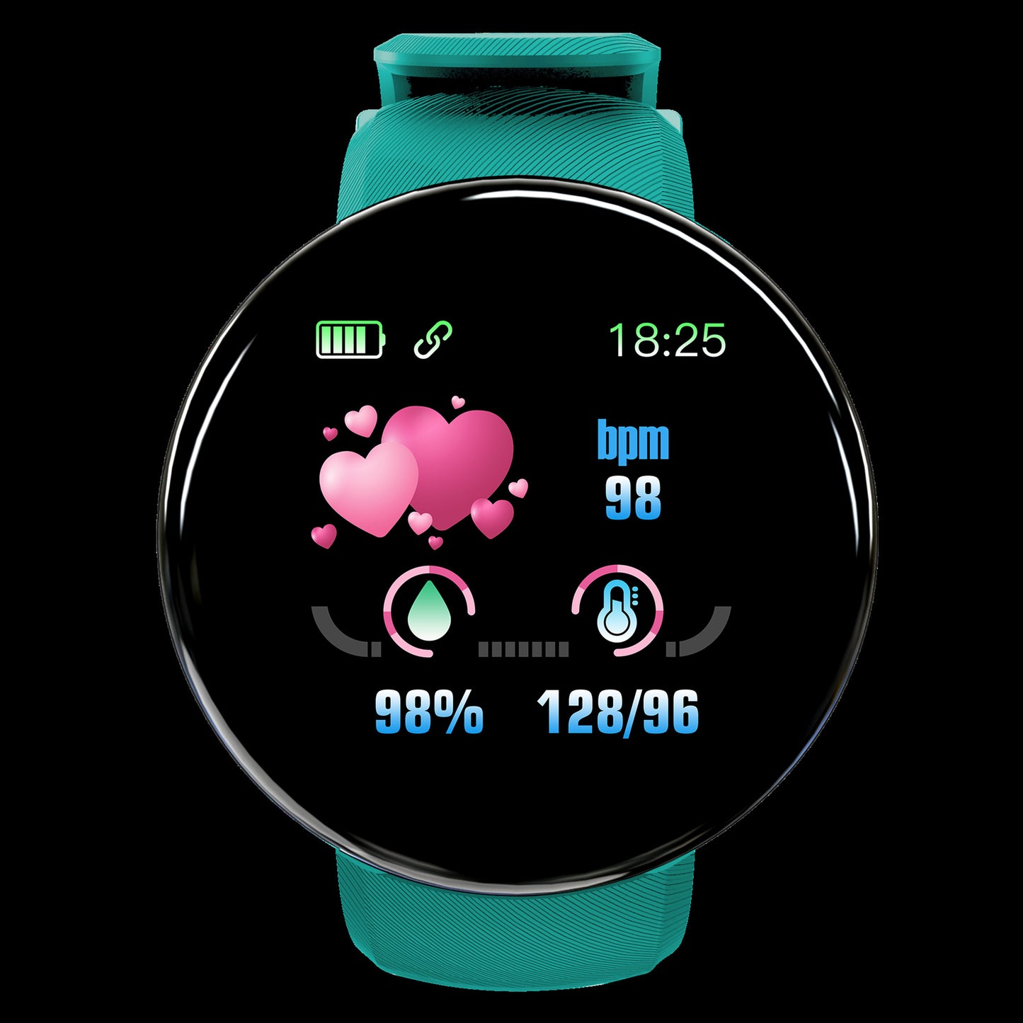 # 1.44-inch Color Round Screen D18 Smart Bracelet