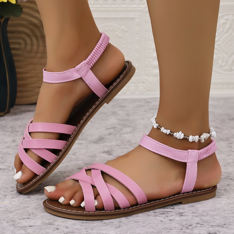 Roman Style Flat Sandals for Women