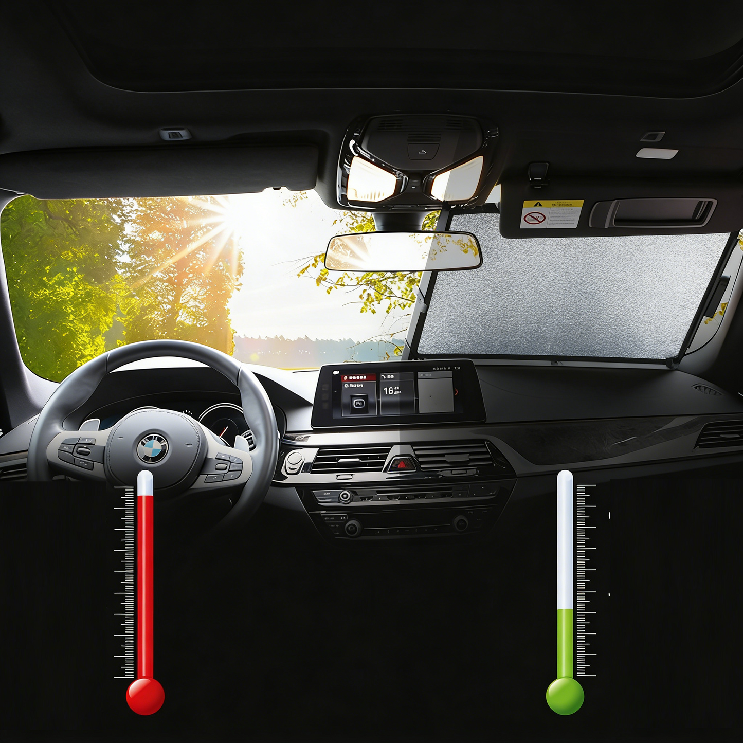 **Universal Retractable Sunshade**