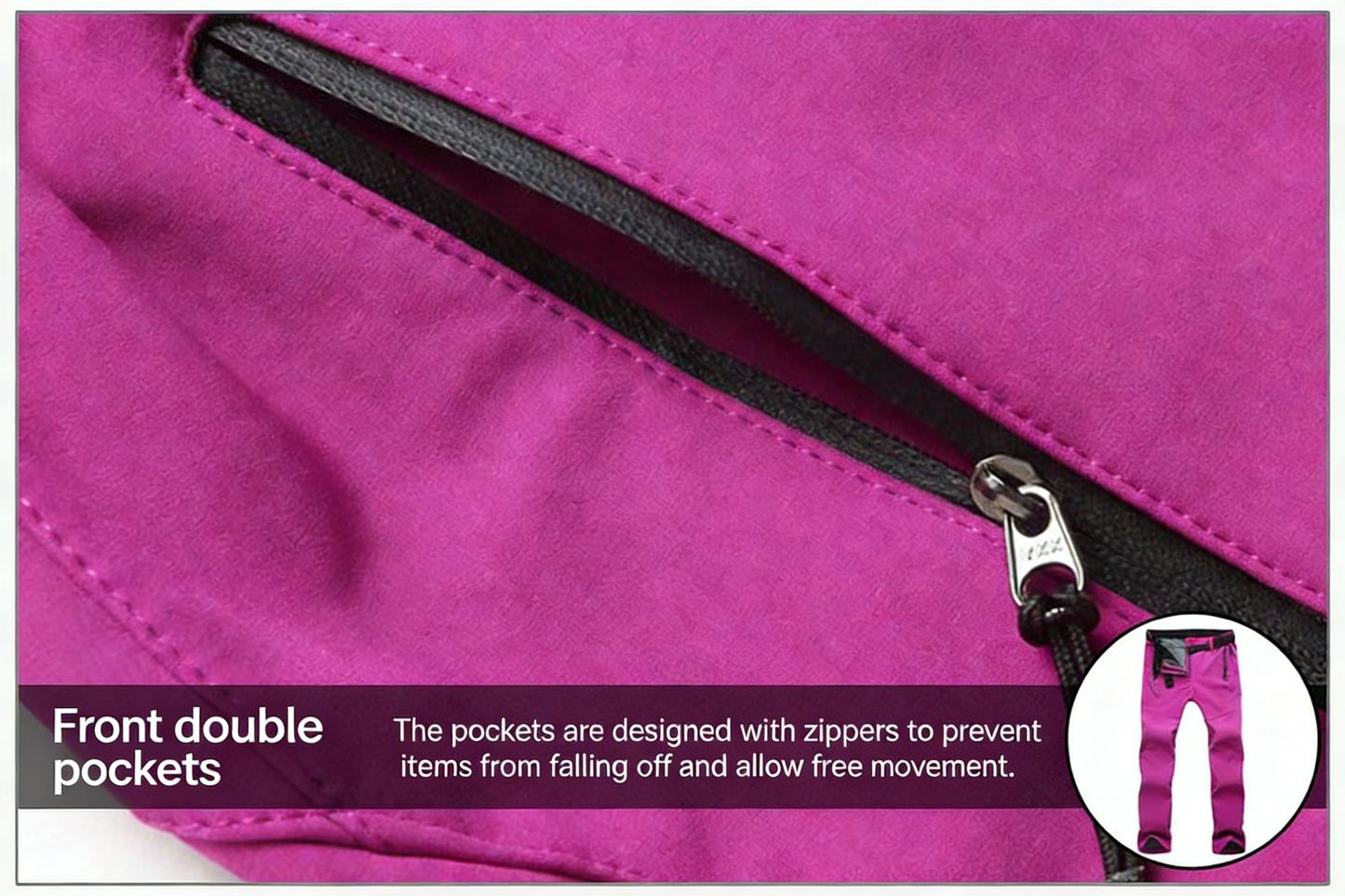 Men's and Women's Autumn/Winter Softshell Pants
