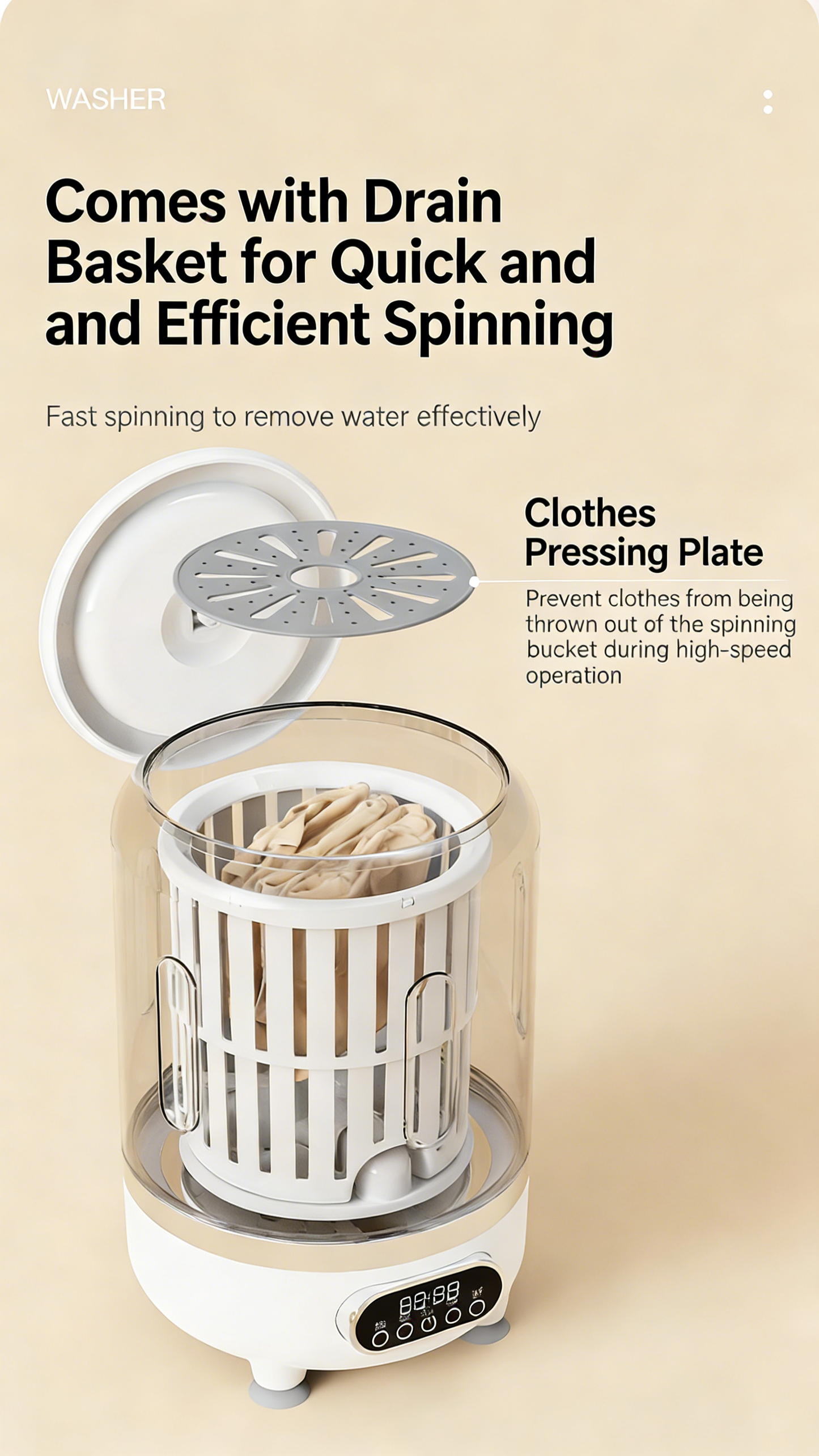 Mini Portable Washing Machine