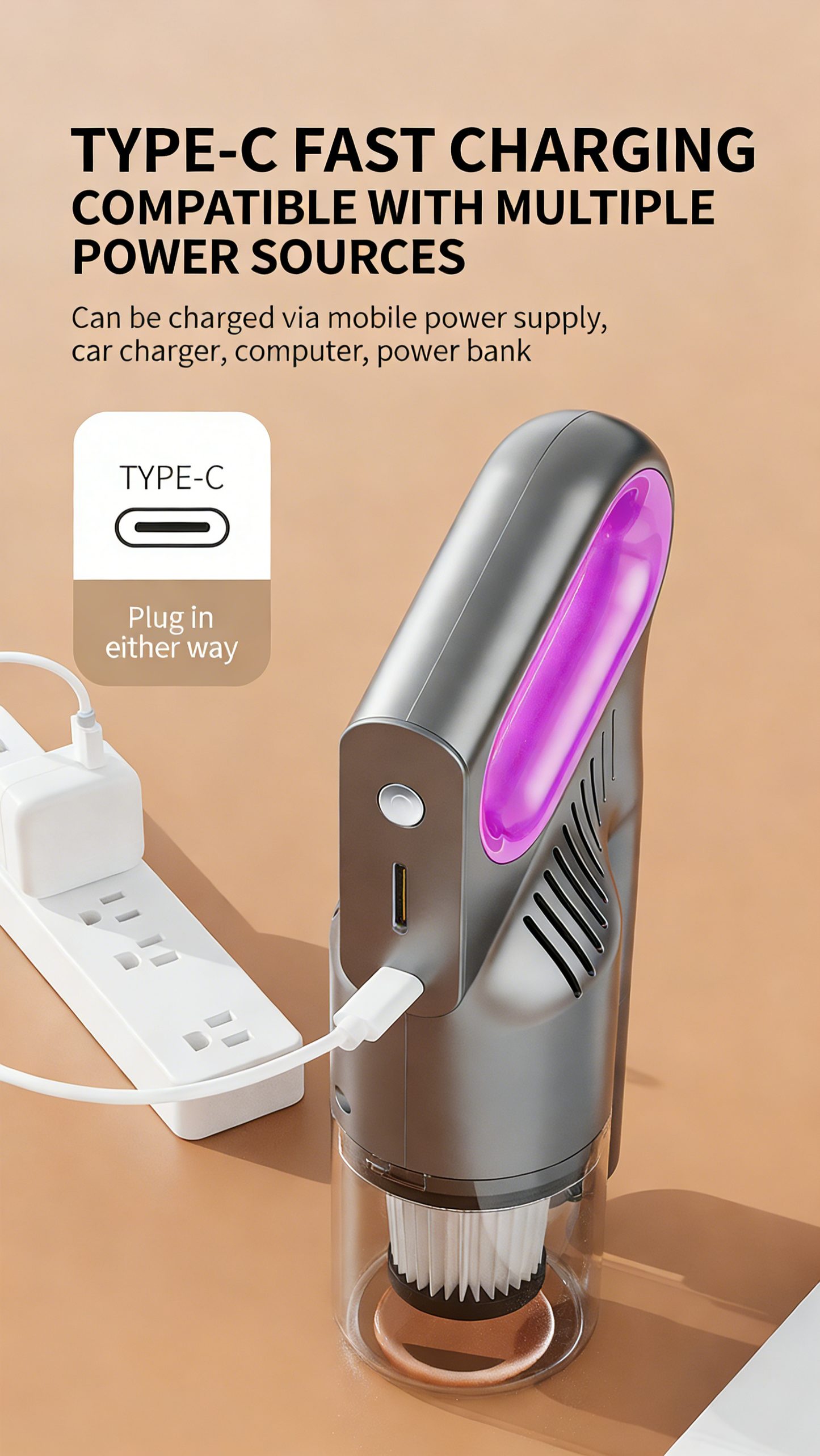 Multifunctional Handheld Mite Remover Vacuum Cleaner