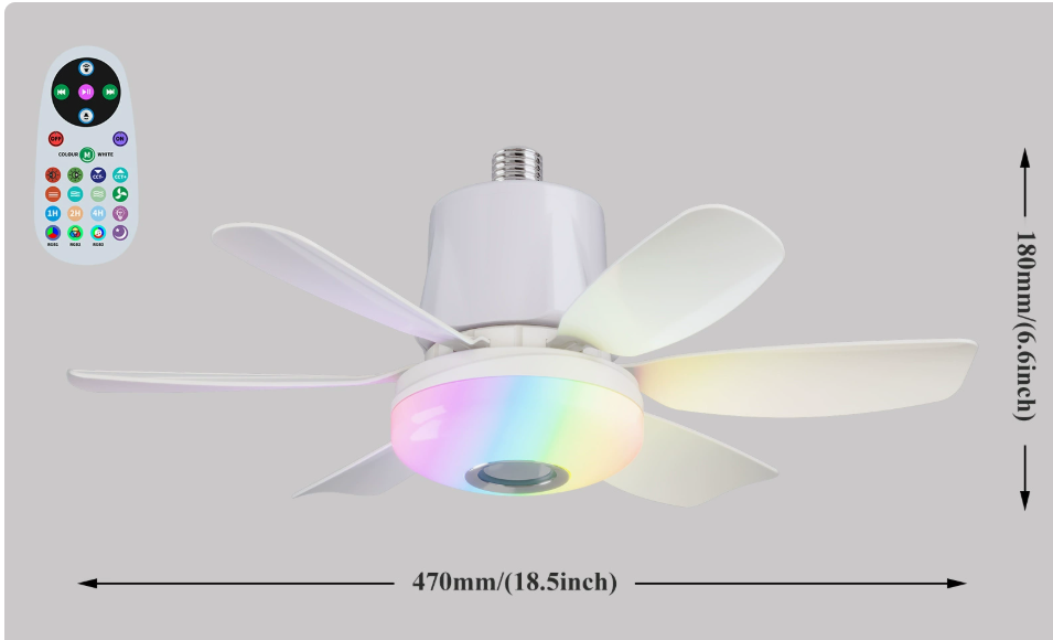 # LED Ceiling Fan Light