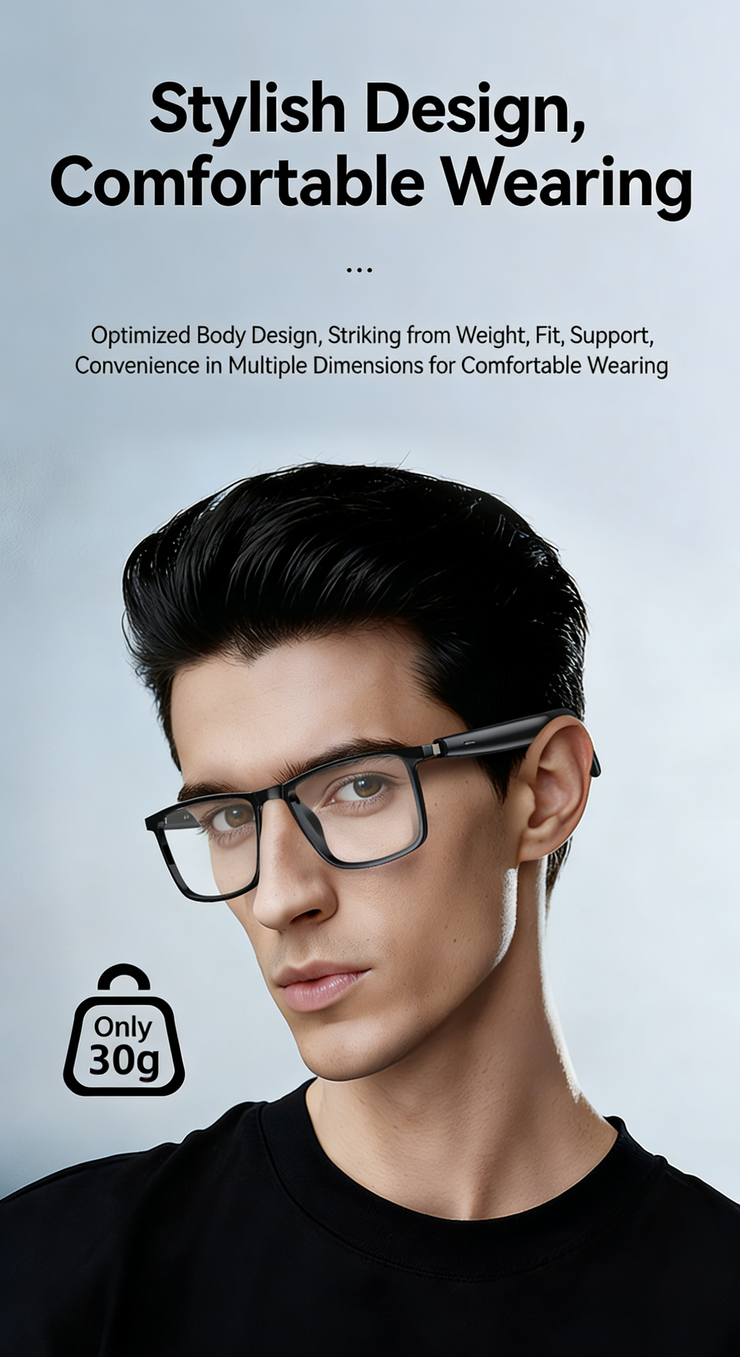 # Wireless Smart AI Translation Bluetooth Glasses