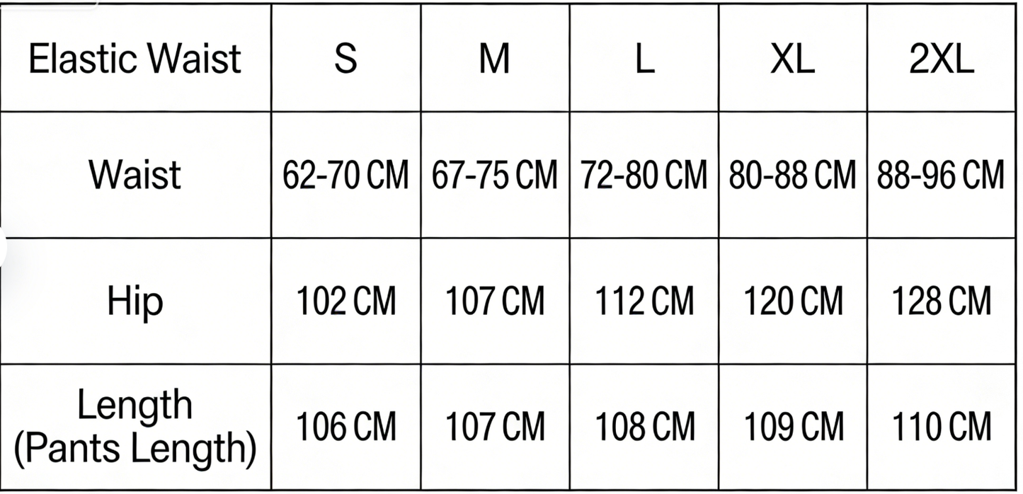 Women's Elastic Waist Casual Wide-Leg Trousers