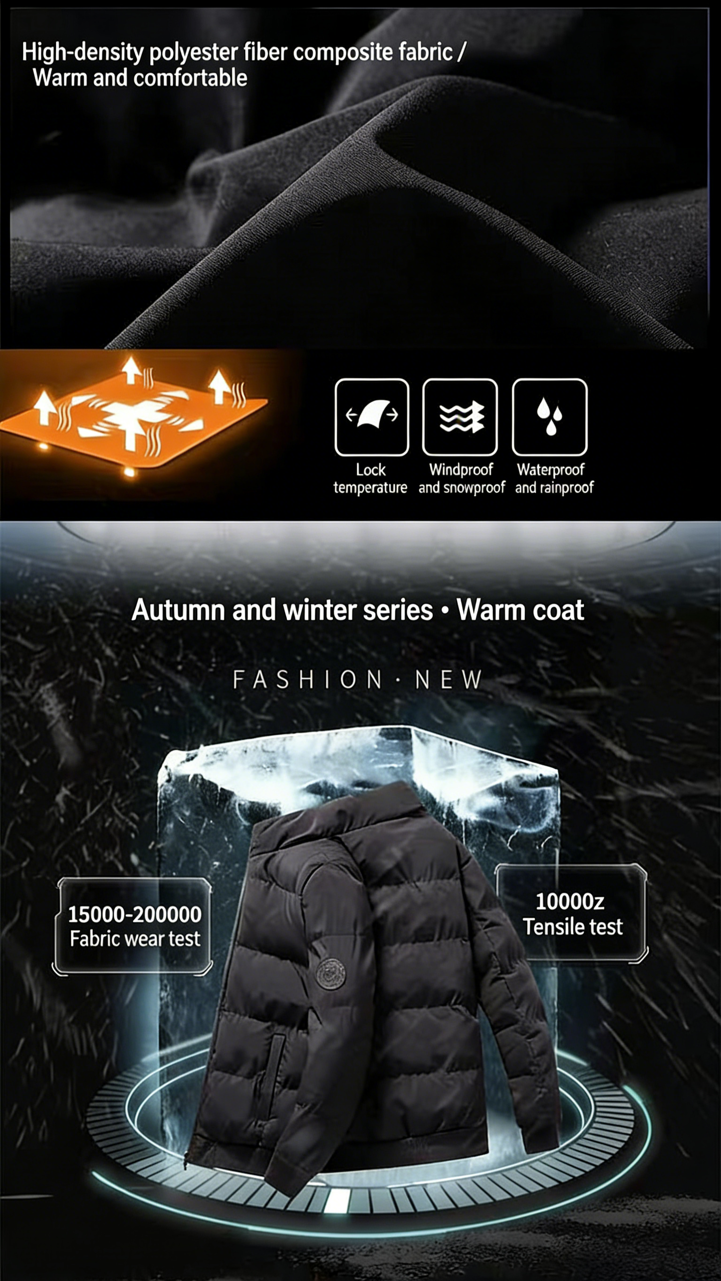 Men's Winter Cotton-padded Jacket
